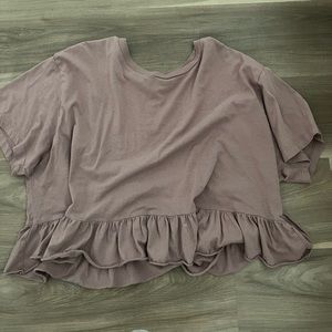 Ruffle t shirt